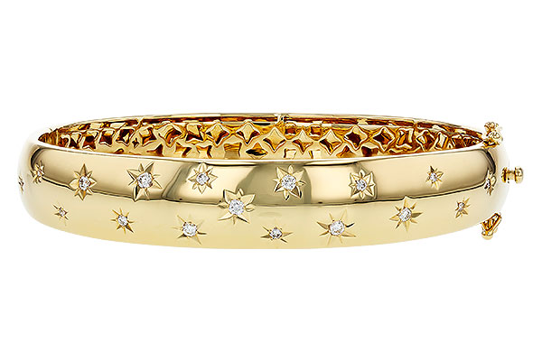 14K Yellow Gold Diamond Bracelet