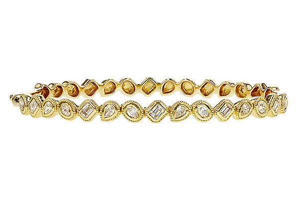 14K Yellow Gold Diamond Bracelet