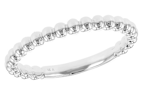 14K White Gold Anniversary Band