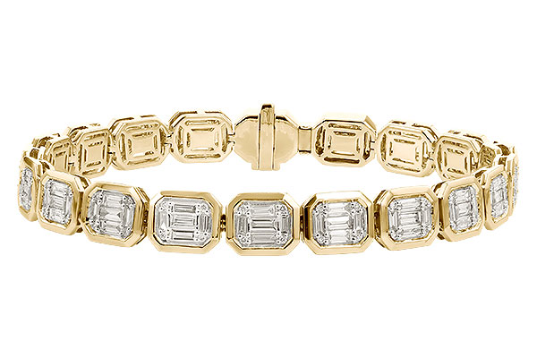 14K Yellow Gold Diamond Bracelet