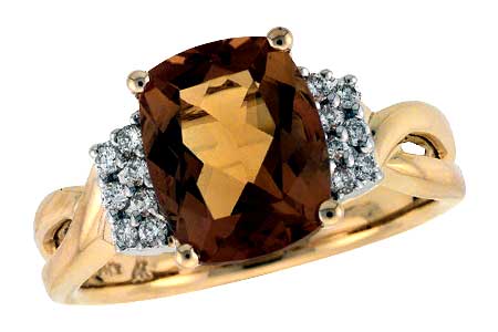 14K Yellow Gold Citrine Ring