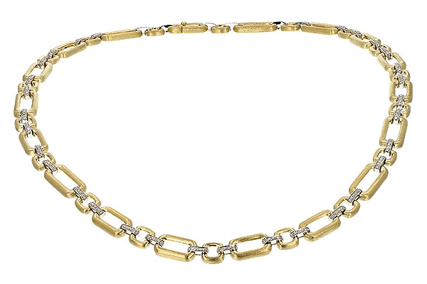 14K Two-Tone Diamond Necklace