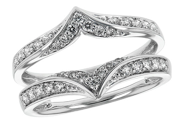 14K White Gold Diamond Ring Enhancer