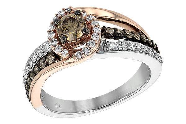 14K Two-Tone Diamond Ring