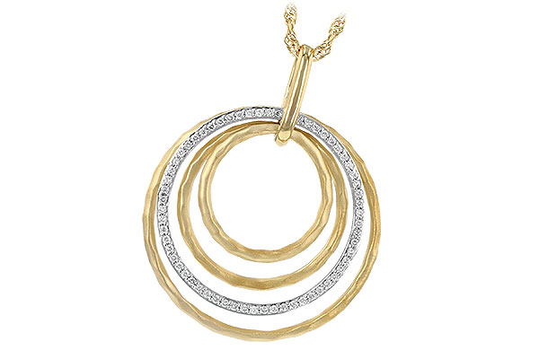 14K Two-Tone Diamond Necklace