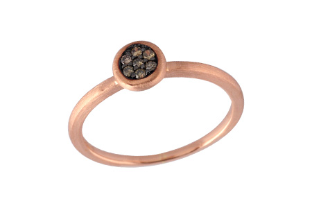 14K Rose Gold Diamond Ring