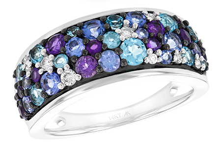 14K White Gold Tanzanite Ring