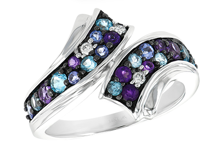 14K White Gold Tanzanite Ring