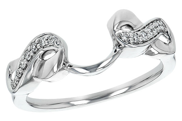 14K White Gold Diamond Ring Enhancer