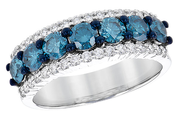 14K White Gold Diamond Anniversary Band