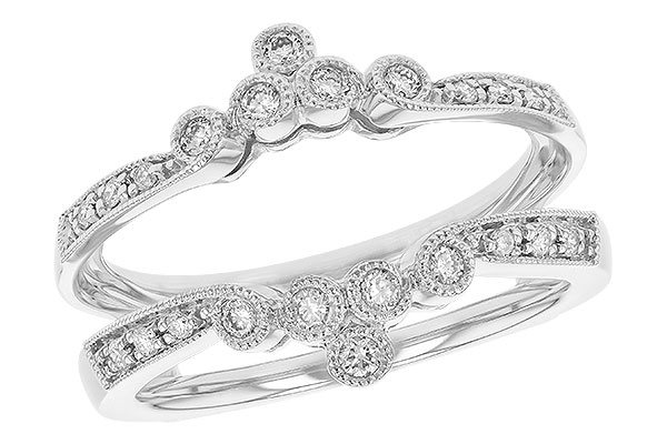 14K White Gold Diamond Ring Enhancer