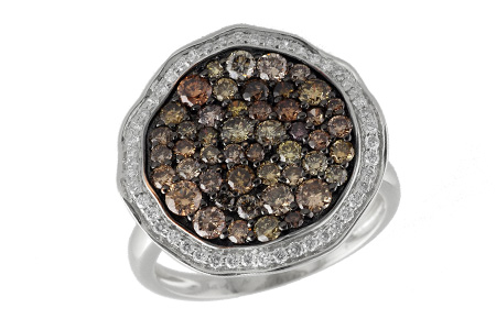 14K White Gold Diamond Ring