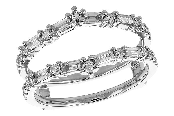 14K White Gold Diamond Ring Enhancer
