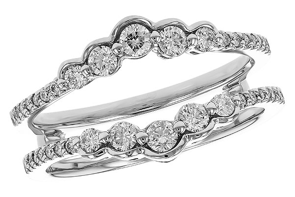 14K White Gold Diamond Ring Enhancer