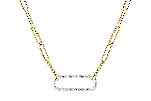 14K Two-Tone Diamond Necklace