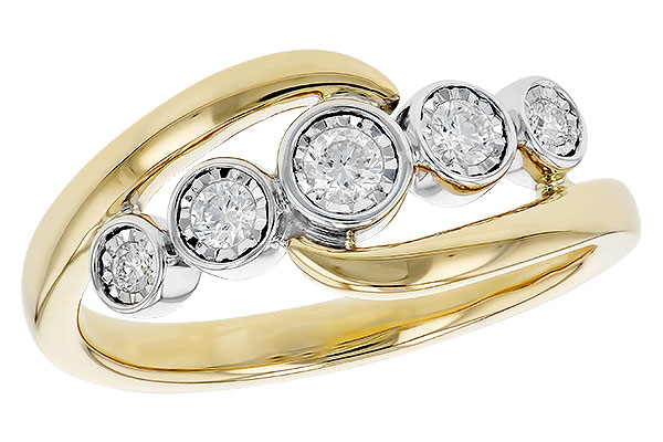 14K Yellow Gold Diamond Ring
