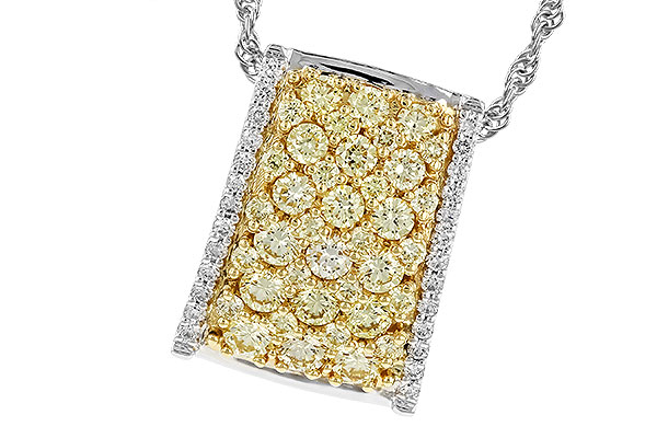 14K Two-Tone Diamond Necklace