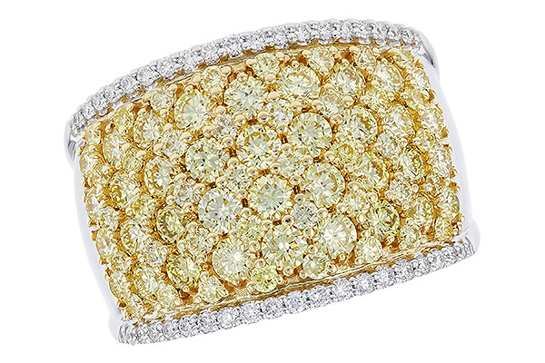 14K Two-Tone Diamond Anniversary Band