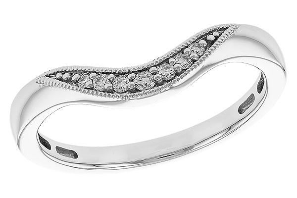 14K White Gold Diamond Anniversary Band