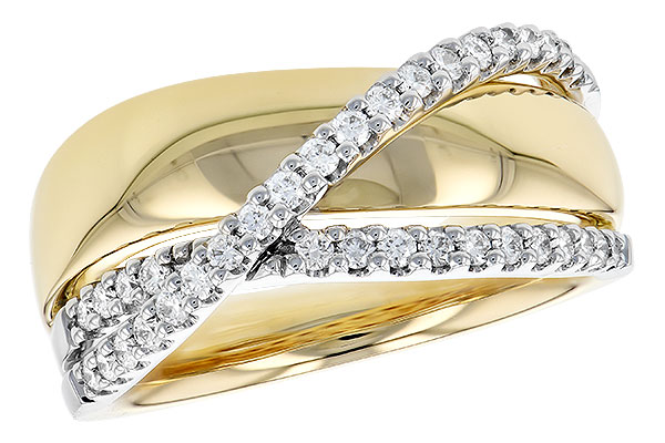 14K Yellow Gold Diamond Ring