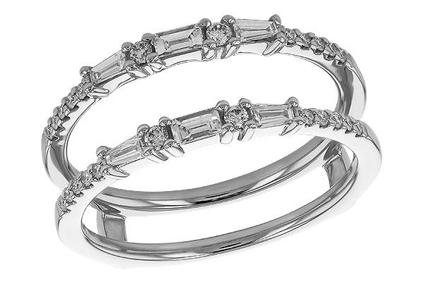 14K White Gold Diamond Ring Enhancer