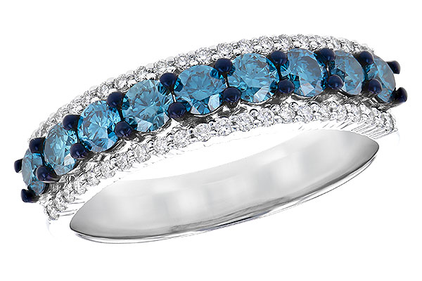 14K White Gold Diamond Anniversary Band