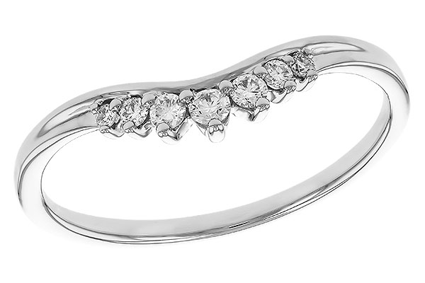 14K White Gold Diamond Ring Enhancer