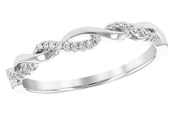 14K White Gold Diamond Anniversary Band