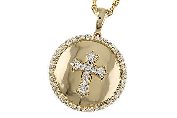 14K Yellow Gold Diamond Necklace